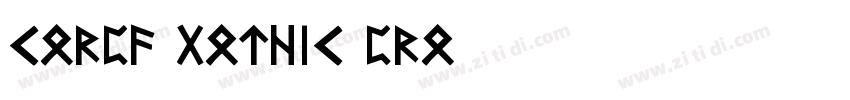 Corpa Gothic Pro字体转换